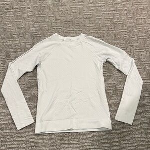 Lululemon White Long Sleeve Tee
